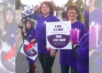 Fredericton supports nursing home workers’ struggle for rights