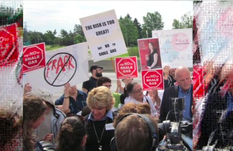Video: Shale gas forum crashed