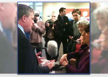 Pay equity postcards delivered to Premier Alward