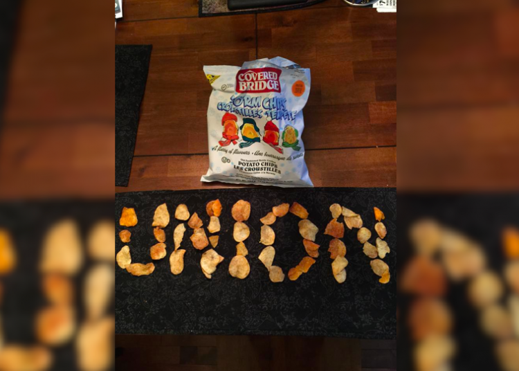 Covered Bridge Potato Chips workers take strike and boycott action