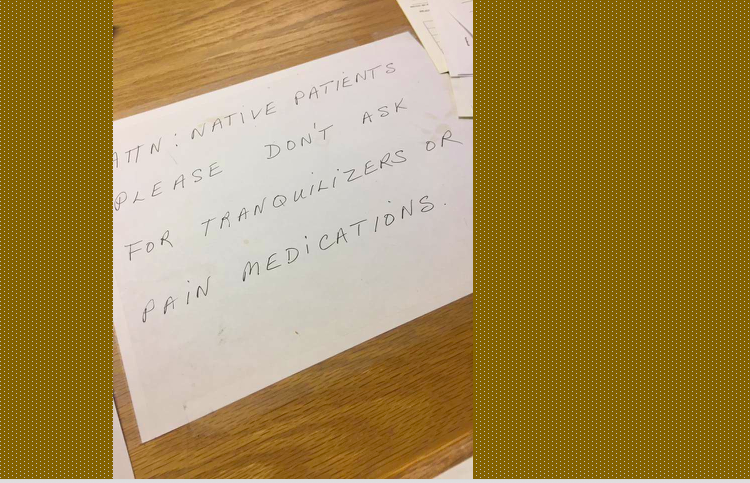 An open letter to Minister Kenny and the people of New Brunswick regarding Miramichi doctor’s note to native patients