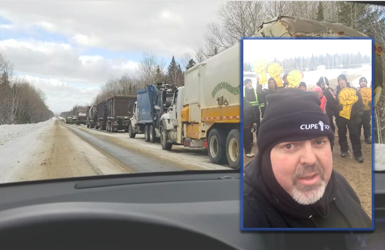 CUPE blocks scabs at landfill, garbage service disrupted in northern New Brunswick