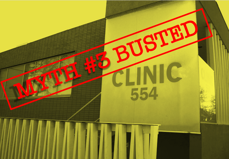 Myth #3: Abortion access in NB is currently adequate with or without Clinic 554