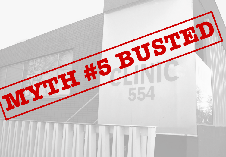 Myth #5: Clinic 554 is only an abortion clinic