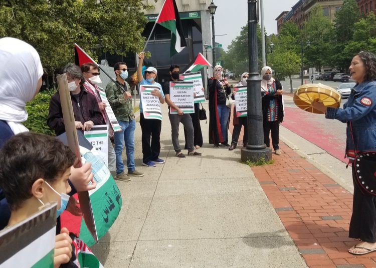 Saint John joins rallies to stop Israeli annexation of the West Bank