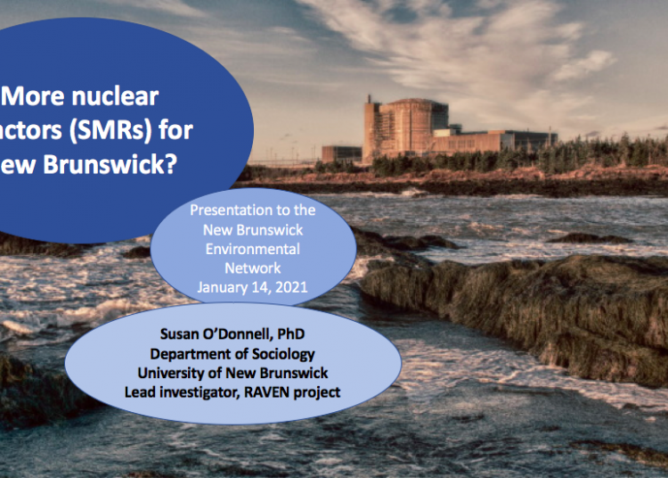 More nuclear reactors (SMRs) for New Brunswick? [video]